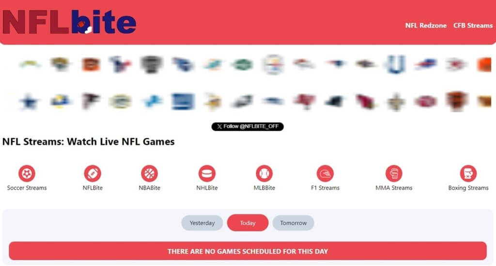 NFLBite  was originally from a Reddit Community that exchanged NFL live-stream game links.