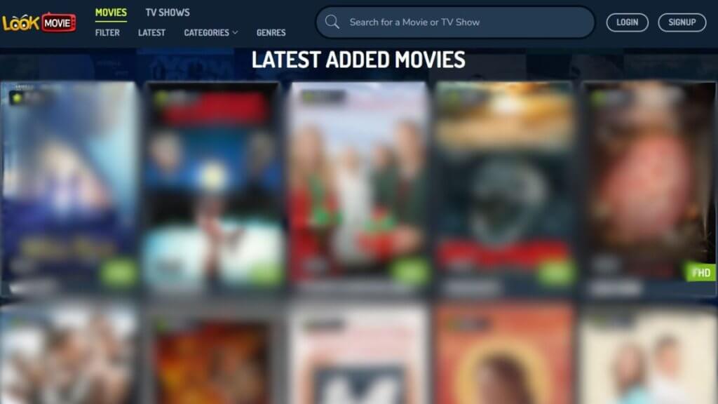 Lots of movies choices at LookMovie2.