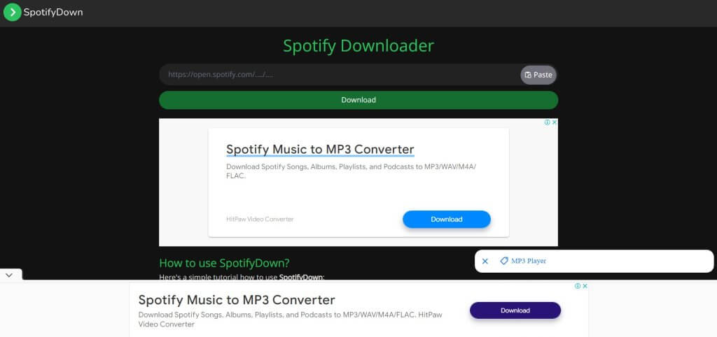 Spotifydown makes it easy to get the tracks you want for offline listening.